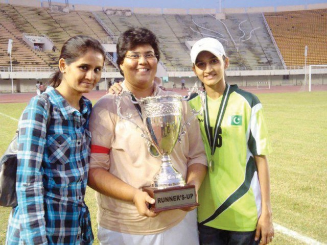 Feature : Empowering women through football [Express Tribune]