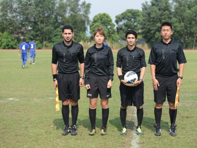 Blowing the whistle: Qatar 2022 may not include Pakistan, but it may include a Pakistani [Express Tribune]