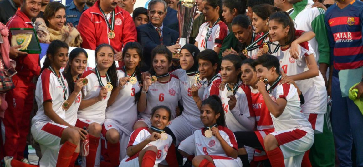 Army annex National Women Football trophy [The Nation]