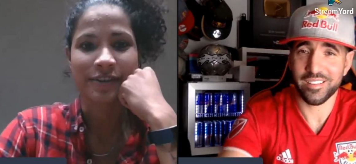 Séan Garnier, Hajra Khan talk football freestyling