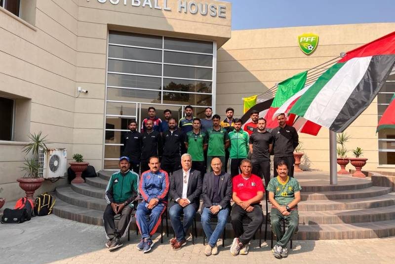 Referee fitness test held at Football House Lahore [The Nation]