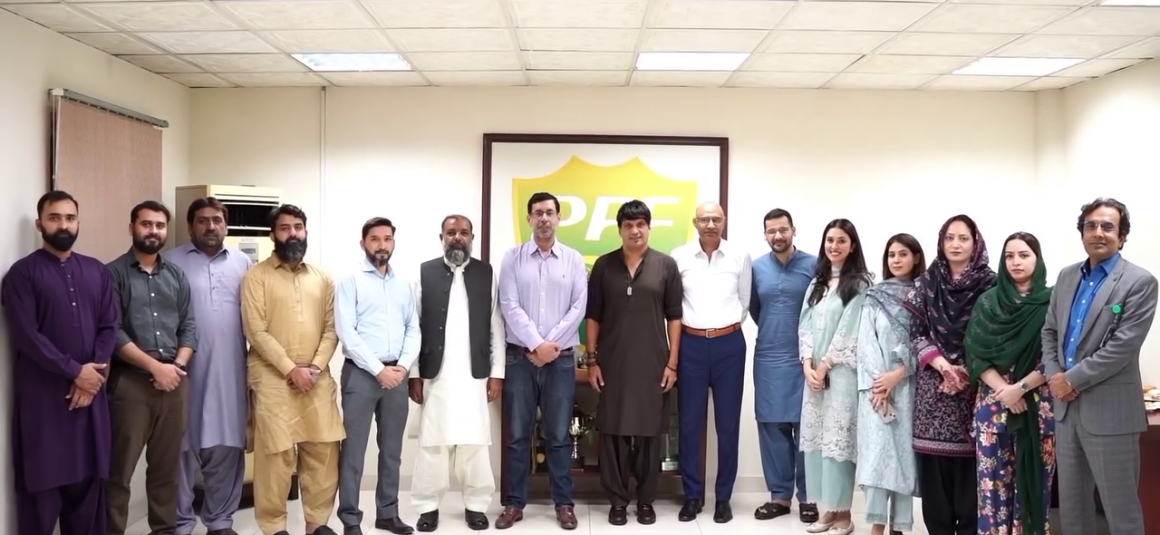 President PFF Syed Mohsen Gillani visits Football House [The Nation]