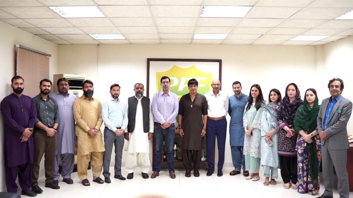 President PFF Syed Mohsen Gillani visits Football House [The Nation]