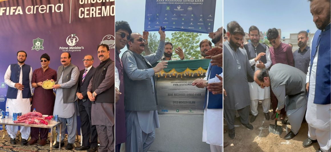 Pakistan breaks ground on its first-ever FIFA Arena pitch