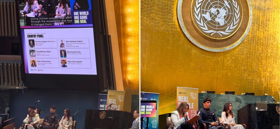 Pakistan’s Football for Mental Health Initiative Showcased at United Nations Event Pakistan’s Football for Mental Health Initiative Showcased at United Nations Event